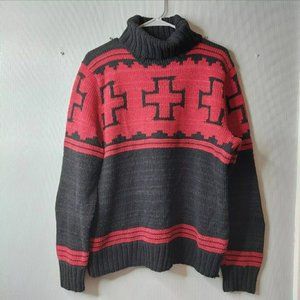 Polo Ralph Lauren aztec native turtleneck sweater